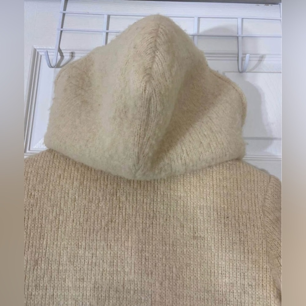 Vintage Hilda Ltd Icelandic Wool Hooded Zip Coat – 100% Wool Size XS - Picture 3 of 9